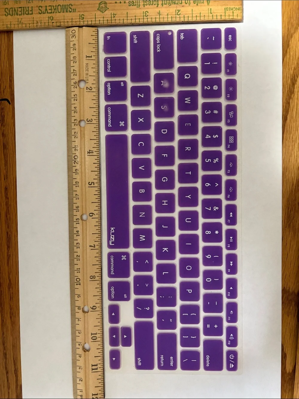Kuzy Purple Silicone Keyboard Skin - Set of 2